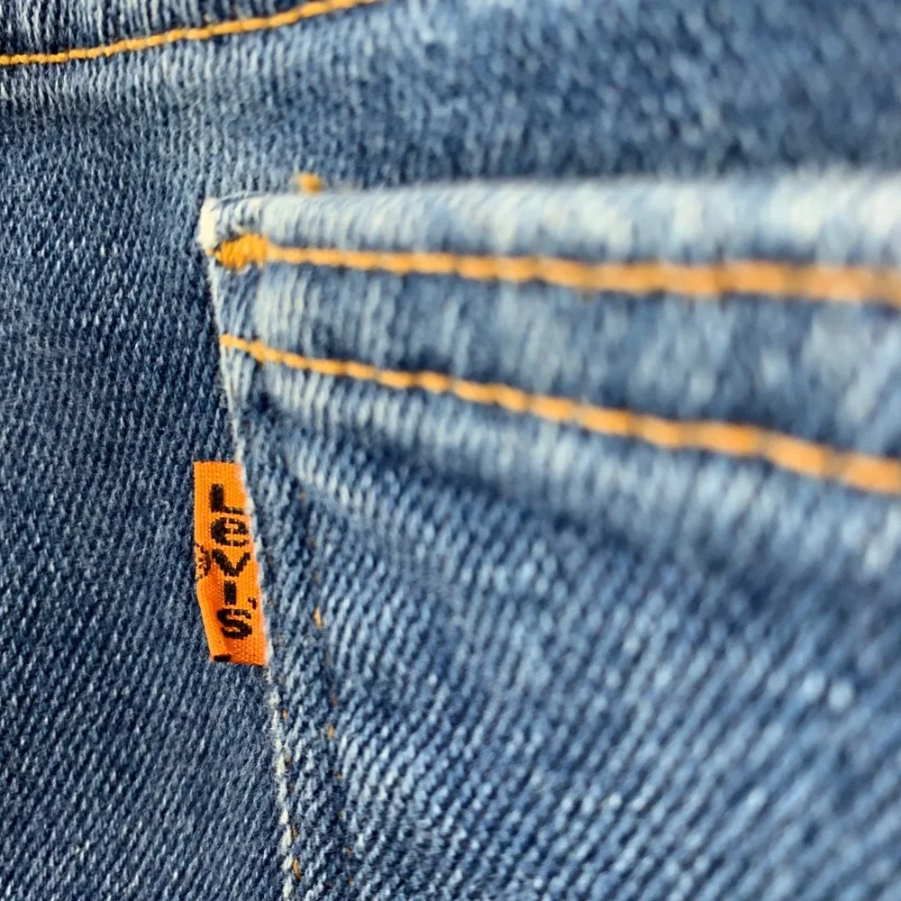 Levi's 517 Bootcut Jeans Mens 40x30 (37x29) Blue Vintage Orange Tab USA Made‎